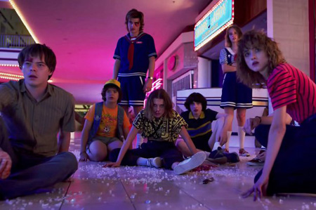 The gang are banged up and on the floor in the final episode of Stranger Things season 3.